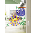 Film vitrail Folia 23x33cm set 10 couleurs