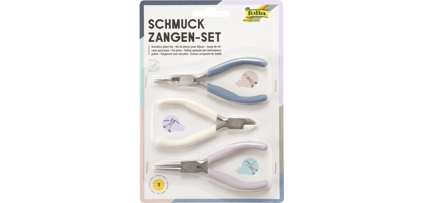 Folia Jewelry Pliers Set 3 Pieces