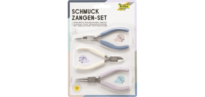 Folia Jewelry Pliers Set 3 Pieces