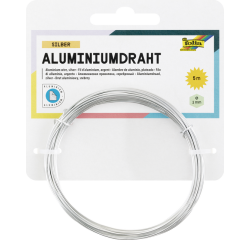 Fil aluminium Folia 1mmx5m argenté