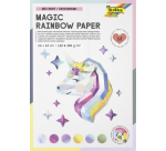 Papier et carton miroir Folia 24x34cm 120g et 250g 12 feuilles 6 teintes