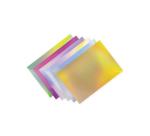 Papier et carton miroir Folia 24x34cm 120g et 250g 12 feuilles 6 teintes