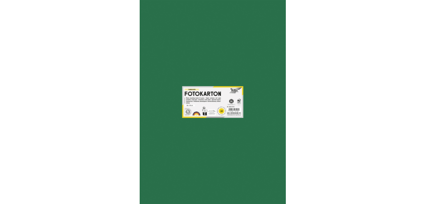 Folia photo cardboard 50x70cm 300g 10 sheets no. 58 dark green
