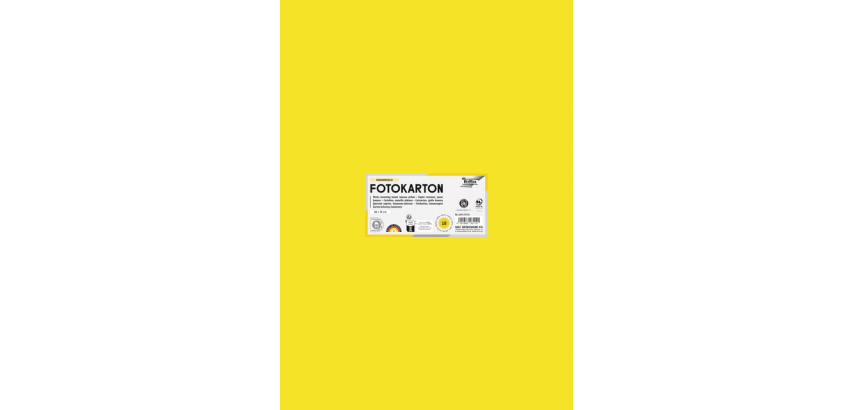 Foto-Karton Folia 50x70cm 300g 10 Blatt Nr. 14 Sonnengelb