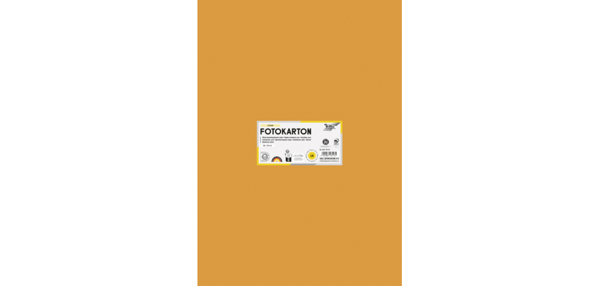 Folia photo cardboard 50x70cm 300g 10 sheets no. 17 ochre