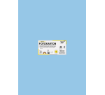Light blue Folia photo cardboard 50x70cm 300g 10 sheets no. 30