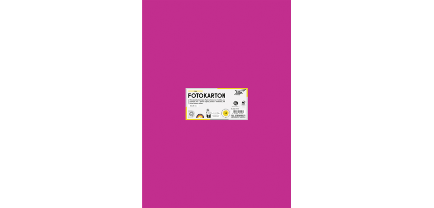 Folia photo cardboard 50x70cm 300g 10 sheets no. 23 pink