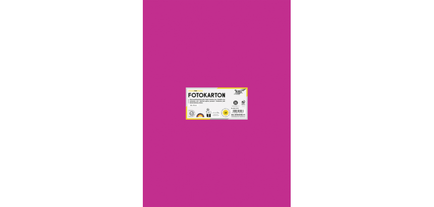 Folia photo cardboard 50x70cm 300g 10 sheets no. 23 pink