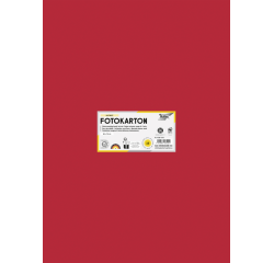 Fotokarton Folia 300gr 50x70cm 20 vuurrood