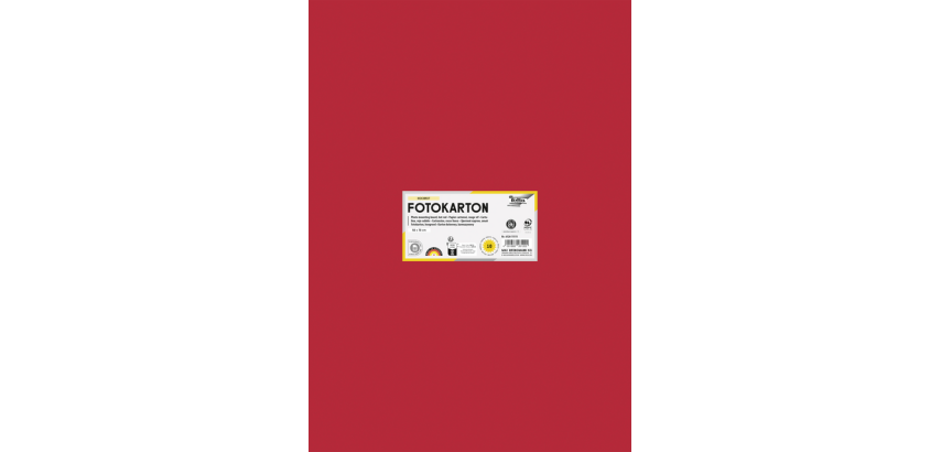 Carton photo Folia 50x70cm 300g 10 feuilles n° 20 rouge