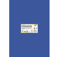 Carton photo Folia 50x70cm 300g 10 feuilles n° 35 bleu roi