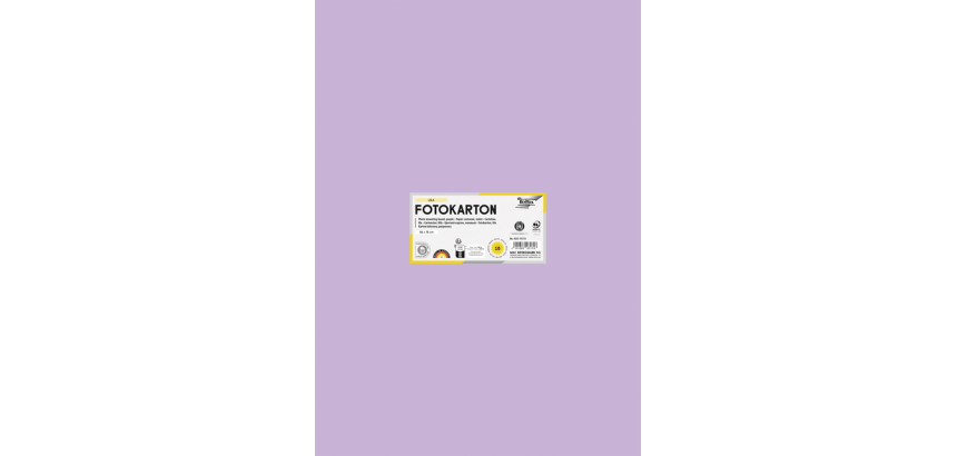 Folia photo cardboard 50x70cm 300g 10 sheets no. 31 lilac