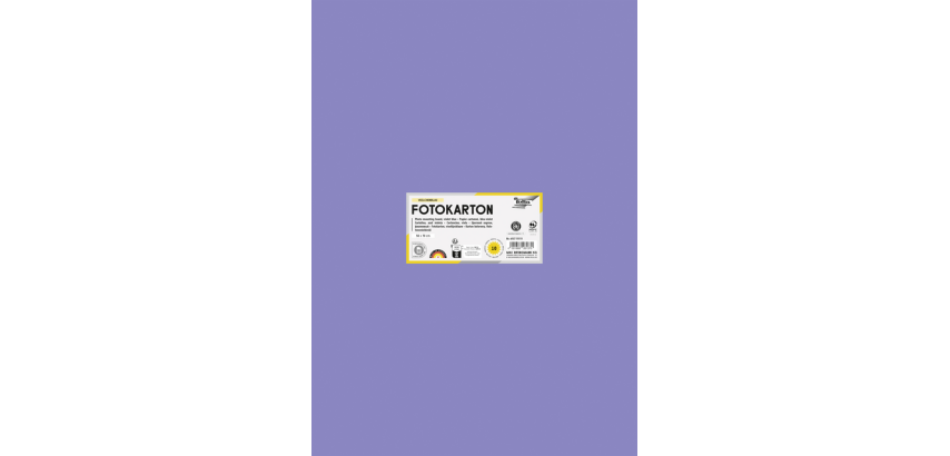 Folia photo board 50x70cm 300g 10 sheets no. 37 lavender