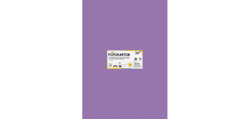 Folia photo cardboard 50x70cm 300g 10 sheets no. 28 purple