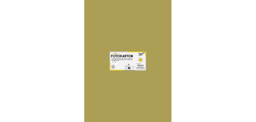 Carton photo Folia 50x70cm 300g 10 feuilles n° 65 doré