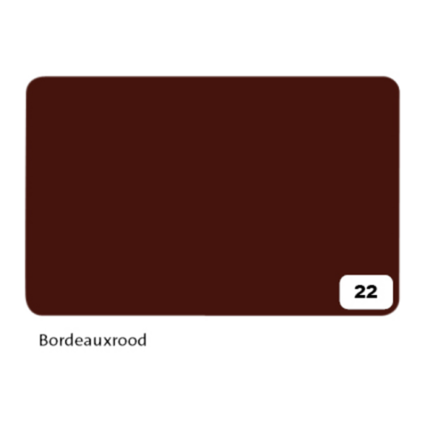 Fotokarton Folia 2-zijdig 50x70cm 300gr nr22 bordeaux rood