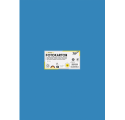 Carton photo Folia 50x70cm 300g 10 feuilles n° 34 bleu moyen