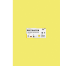 Folia photo cardboard 50x70cm 300g 10 sheets no. 12 lemon yellow