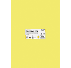 Carton photo Folia 50x70cm 300g 10 feuilles n° 12 jaune citron