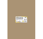 Carton photo Folia 50x70cm 300g 10 feuilles n° 75 marron clair