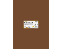 Carton photo Folia 50x70cm 300g 10 feuilles n° 85 marron