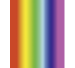 Carton photo Folia 50x70cm 300g 10 feuilles n° 1650 arc-en-ciel