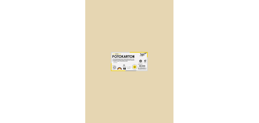 Carton photo Folia 50x70cm 300g 10 feuilles n° 10 chamois