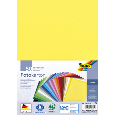 Carton de bricolage, A4, 300 g/m2, assorti