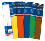 Orange crepe paper sheets