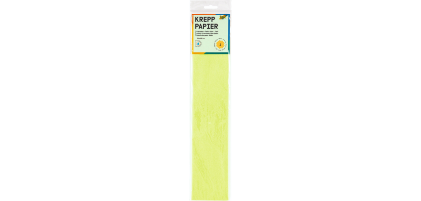 Crepe paper Folia 250x50cm 10 sheets no. 145 light green