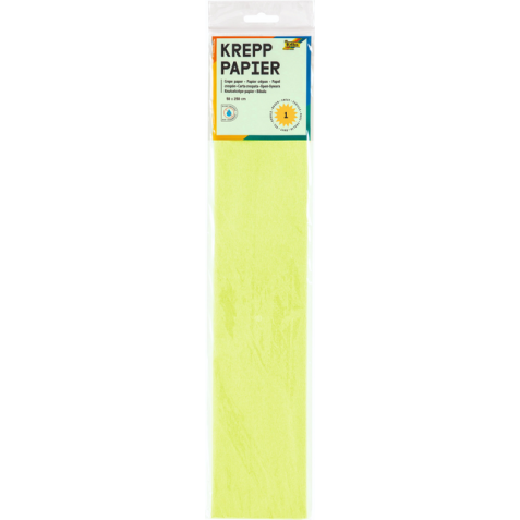 Crêpepapier Folia 250x50cm nr145 lichtgroen