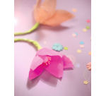 Papier crépon Folia 250x50cm 10 feuilles n° 154 cyclamen