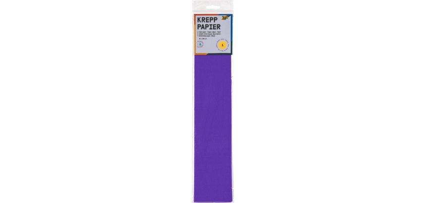 Krepppapier Folia 250x50cm 10 Blätter Nr. 122 dunkelviolett