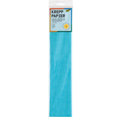 Crêpepapier Folia 50x250cm 10vel 120 lichtblauw
