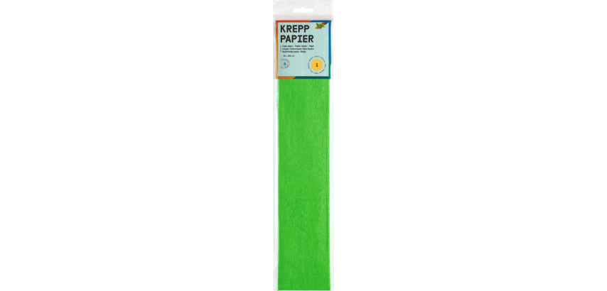 Crepe paper Folia 250x50cm 10 sheets No. 140 Christmas green