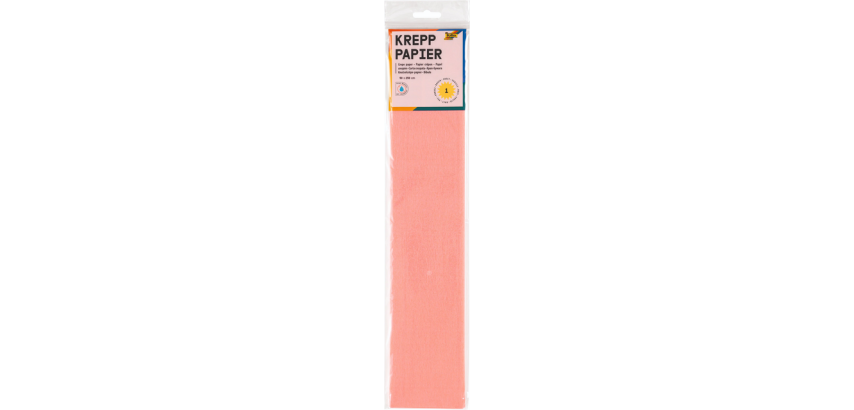 Crêpepapier Folia 50x250cm 10vel 176 roze