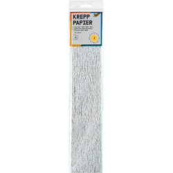 Crêpepapier Folia 250x50cm nr9126 zilver
