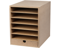Unité de rangement papier Creotime naturel