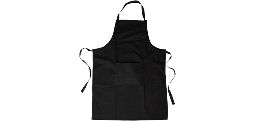 Tablier peinture Creativ Company longueur 89cm largeur 66cm coton noir