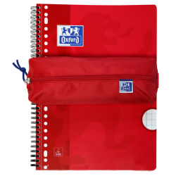 Trousse Oxford Kangoo rectangle rouge