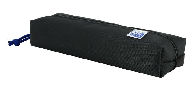 Oxford Kangoo rectangular pencil case black