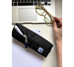 Oxford Kangoo rectangular pencil case black