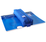 Trousse Oxford Kangoo rectangle bleu