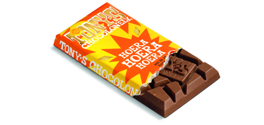 Tony's Chocolonely Chocolate Gifting Bar 'Tis feest' 180g