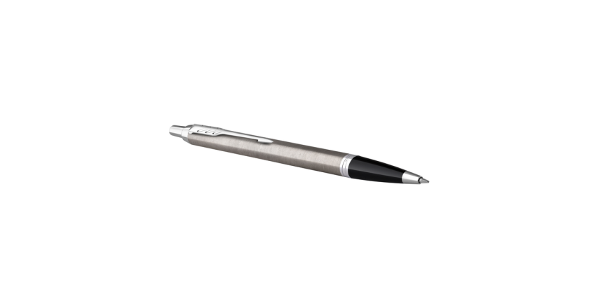 Ballpoint pen and fountain pen Parker IM Stainless Steel CT Medium