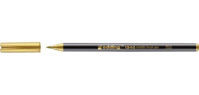 edding 1340 Pinselstift Metallic Gold