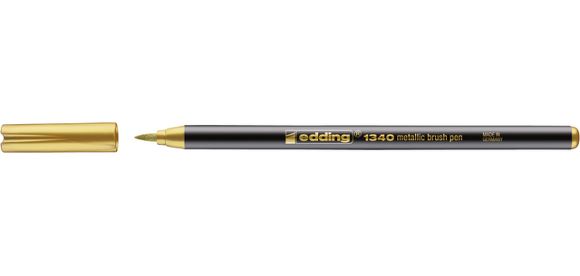 edding 1340 Pinselstift Metallic Gold