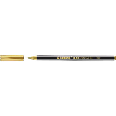 Brushpen edding 1340 metallic goud