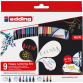 Brushpen edding 1340 Happy L ettering assorti set à 9 stuks