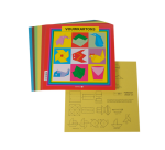 Quadratischer Faltkarton 20x20cm 105g sortiert 40 Blatt